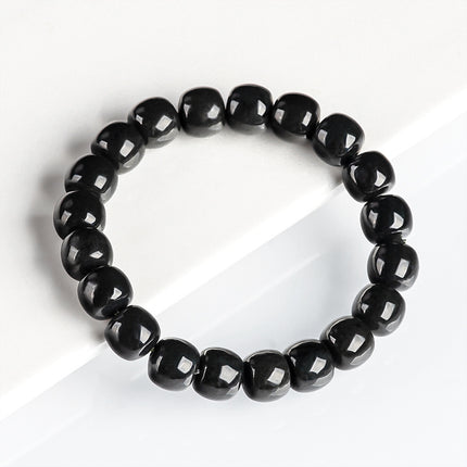 Natural Hetian Dark Jade Bracelet