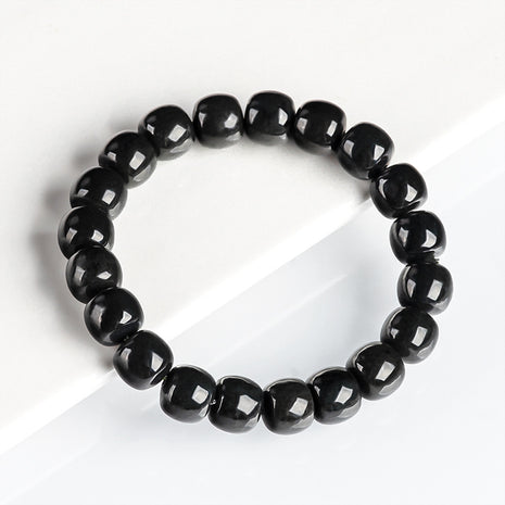 Pulsera de Jade Oscuro Hetian Natural