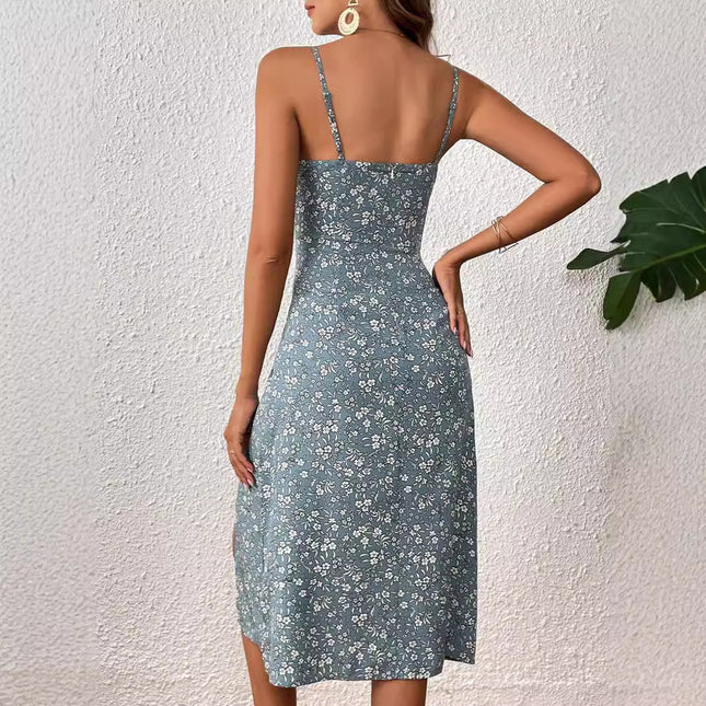 Fashion Wear Backless Slit Dress