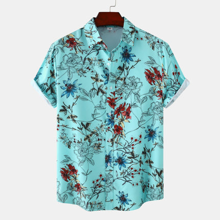 Floral Casual Short Sleeve Shirt