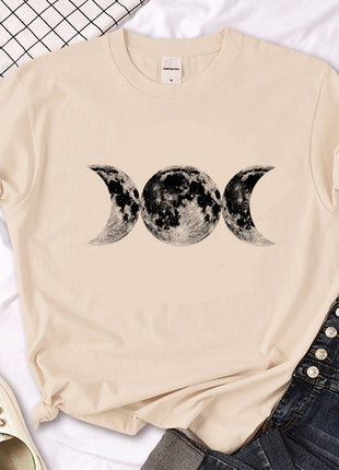 魔女トリプルムーンゴシックサンTシャツ