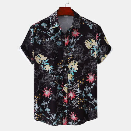 Floral Casual Short Sleeve Shirt
