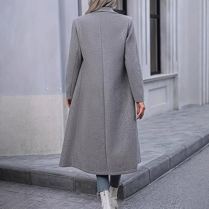 Temperamental Over knee Thickened Coat