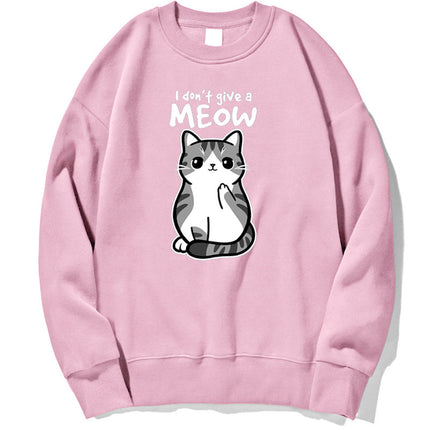 Cartoon Kitten Pattern Sweater