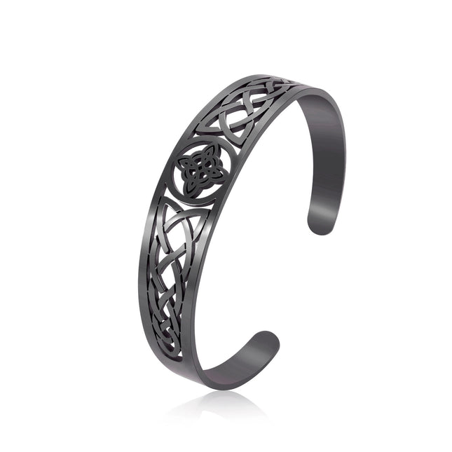 Electroplated Knot Hollow Stainless Steel Bracelet