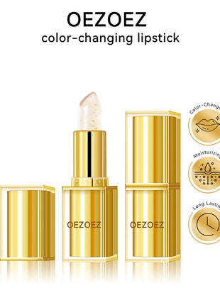 OEZOEZ Runze Color-Changing Lipstick | Moisturizing Waterproof Long-Lasting Lip Balm