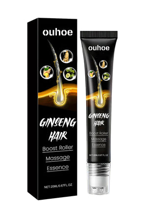 OUHOE Ginseng Scalp Hair Care Essence 20ml with Ginseng Ginger and Rosemary
