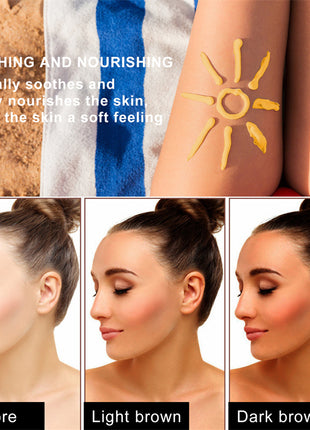 OUHOE Intensive Tanning Cream | Hydrating Tan Booster & Bronzing Care