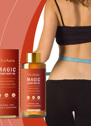 OceAura Aceite Corporal Hidratante para la Piel | Aceite de Tratamiento Corporal Hidratante y Nutritivo