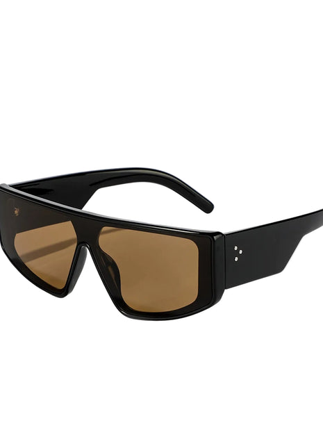Statement Rivet Oversized Rivet One Piece Sunglasses Fashion Eyewear BLNDL for Party and Streetwear Styling Men and Women