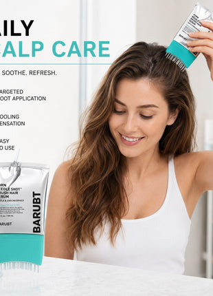 PDRN Reedle Shot Brush Hair Serum scalp treatment

Brush applicator for targeted scalp serum application

Cooling scalp serum for a refreshing hair-care routine

Caffeine scalp serum for normal to oily scalp care

Lightweight brush-on scalp treatment

Daily scalp serum with built-in brush applicator

PDRN Reedle Shot scalp serum packaging