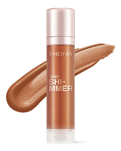 PHOFAY Body Shimmer Oil with lightweight formula and radiant shimmer glow for smooth luminous skin.