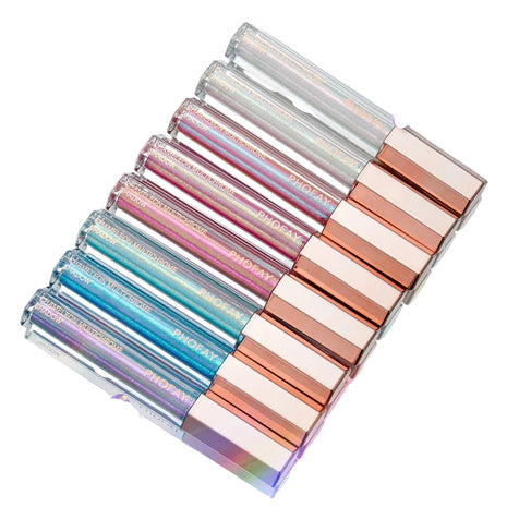 PHOFAY Chameleon Multichrome Shadow Set of 8 | Shifting Liquid Eyeshadow Collection