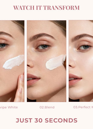 PHOFAY Color-Changing Foundation Stick with Brush