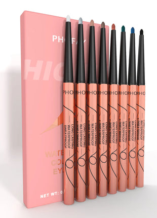 PHOFAY Colorful Eyeliner Set of 8 | Waterproof Long-Lasting Matte Eyeliner Collection BLNDL