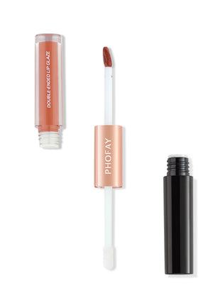 PHOFAY Double-Ended Lip Glaze | Long-Lasting Matte Lipstick, Gloss & moisturizing 4