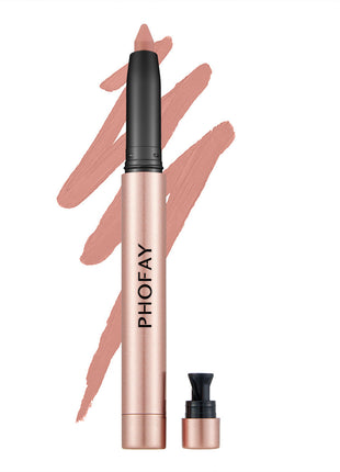PHOFAY Matte Lip Liner + Lipstick Pen | 2-in-1 Long-Lasting Matte Lip Color 1