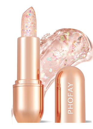PHOFAY Moisturizing Jelly Color-Changing Lipstick | Temperature Reactive Hydrating Lip Balm | Non-Sticky Gloss Finish 3