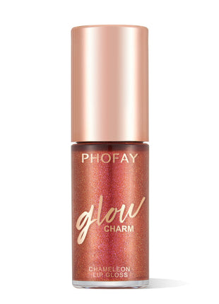 PHOFAY Moisturizing Shimmer Lip Gloss | Hydrating High-Shine Glitter Lip Gloss