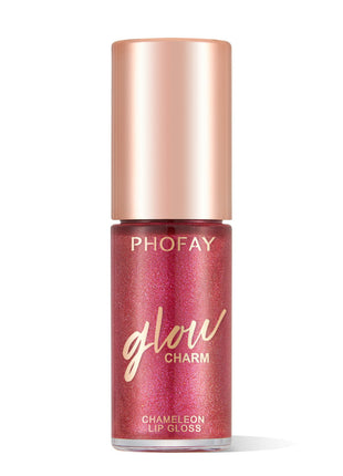 PHOFAY Moisturizing Shimmer Lip Gloss | Hydrating High-Shine Glitter Lip Gloss