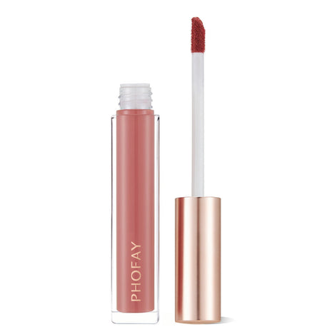 PHOFAY Non-Sticky Lip Gloss | Moisturizing High Shine Lip Gloss | Smooth Lightweight Formula Color 1
