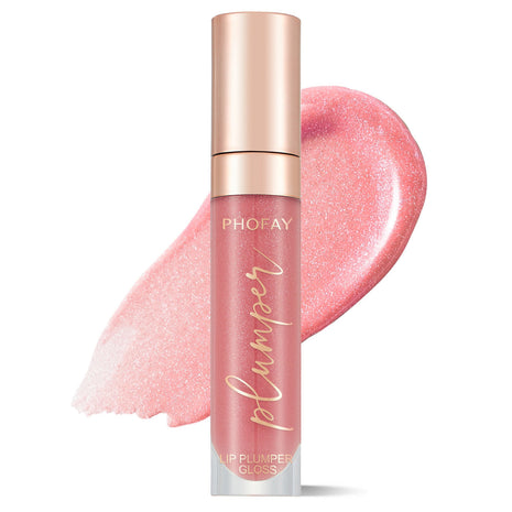 PHOFAY Shiny Lip Plumper Gloss | Hydrating Volumizing Lip Gloss with High Shine 2