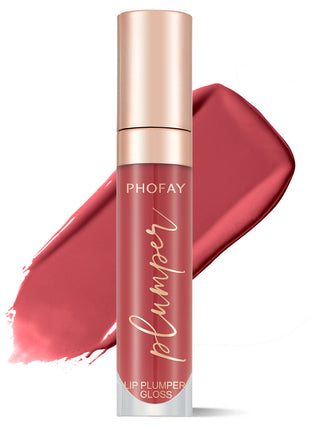 PHOFAY Shiny Lip Plumper Gloss | Hydrating Volumizing Lip Gloss with High Shine 5