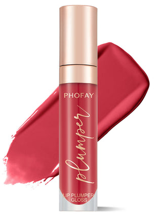 PHOFAY Shiny Lip Plumper Gloss | Hydrating Volumizing Lip Gloss with High Shine 6