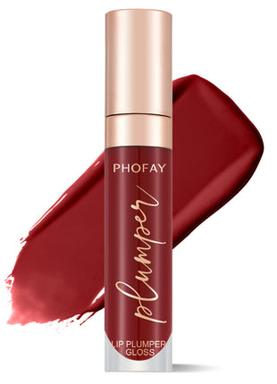 PHOFAY Shiny Lip Plumper Gloss | Hydrating Volumizing Lip Gloss with High Shine 8