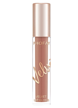 PHOFAY Velvet Lip Gloss | Weightless Soft Matte Liquid Lip Color matte nude