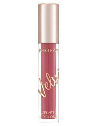 PHOFAY Velvet Lip Gloss | Weightless Soft Matte Liquid Lip Color rose