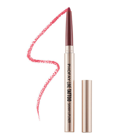 PHOFAY Waterproof Lip Liner Pencil | Long-Lasting Anti-Fading Lipliner | Smooth Precision Formula Color 1