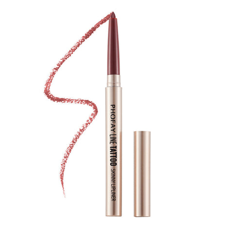 PHOFAY Waterproof Lip Liner Pencil | Long-Lasting Anti-Fading Lipliner | Smooth Precision Formula Color 2