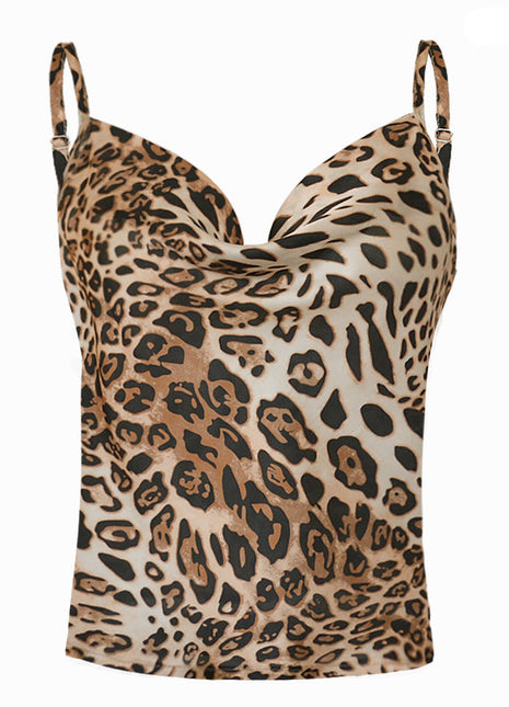 Printed polyester camisole with a comfortable fit, perfect for summer outfits and everyday styling.