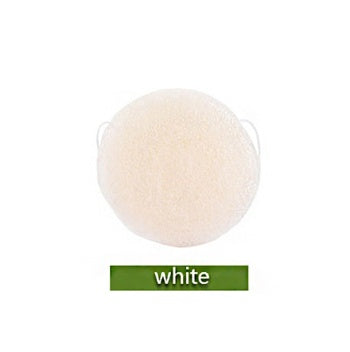 White powder in a clear container with 'white' label on a white background