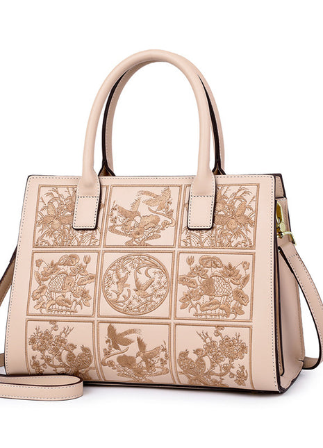 Retro Embroidered Shoulder Handbag – Vintage Elegance with Modern Versatility