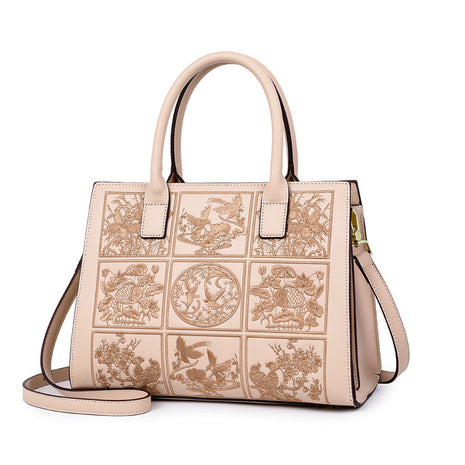 Retro Embroidered Shoulder Handbag – Vintage Elegance with Modern Versatility