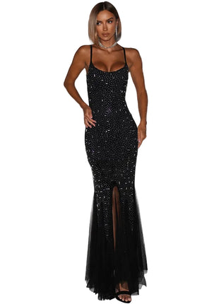Women's Rhinestone Backless Sling Fishtail Maxi Dress
Black Backless Rhinestone Mermaid Dress
Apricot Rhinestone Fishtail Evening Dress
Women's Waist-Tight Backless Maxi Dress
Versatile Rhinestone Sling Dress for Special Occasions