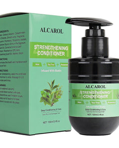 Alcarol Strengthening Conditioner bottle and packaging on a white background