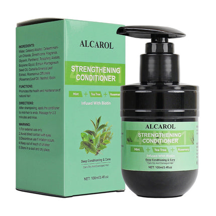 Alcarol Strengthening Conditioner bottle and packaging on a white background