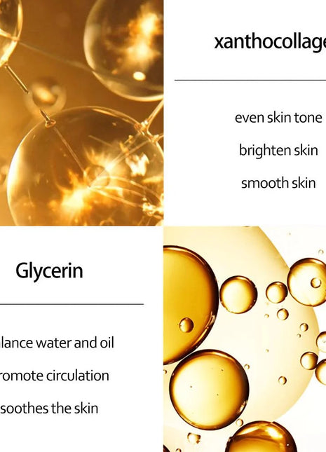 SEHUAR Sérum facial de oro de 24 quilates | Esencia facial hidratante y reafirmante con niacinamida