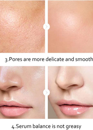 SEHUAR Sérum facial de oro de 24 quilates | Esencia facial hidratante y reafirmante con niacinamida