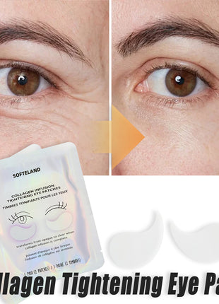 Parches de Colágeno para Ojos SOFTLAND | Tratamiento Hidratante y Reafirmante para el Contorno de Ojos