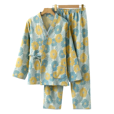 Versatile Women's Pure Cotton Floral Pyjama Set BLNDL