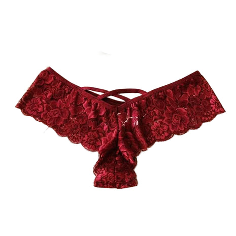 Women's Low Waist Red Floral Lace Thong
Elegant Jacquard Lace Red Thong Underwear
Soft Stretch Lace Women's Red Panties
Versatile Floral Lace Thong Red Panties