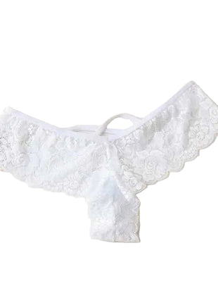 Women's Low Waist Floral Lace White Thong
Elegant Jacquard Lace White Thong Underwear
Soft Stretch Lace Women's White Panties
Versatile Floral Lace Thong White Panties