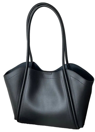 Sentong Qin Genuine Leather Shoulder Cowhide Handbag – Premium Everyday Style with Genuine Leather Craftsmanship black