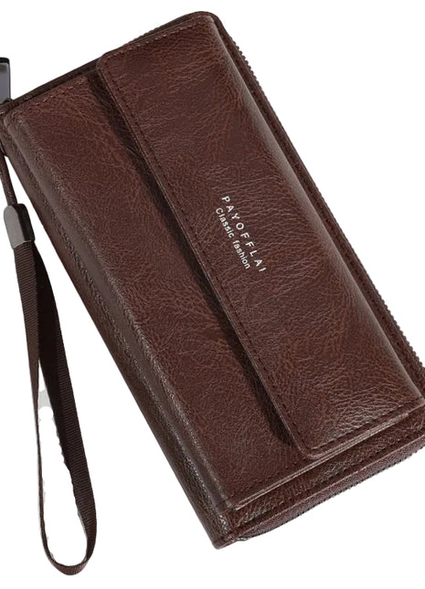 Elegant casual wallet with modern design for daily matching and travel.