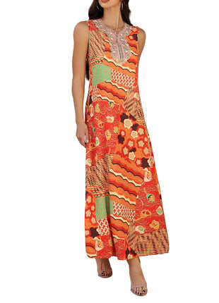 Elegant Sleeveless A-Line Dress for Women