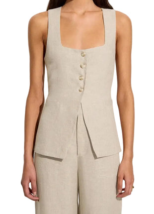 Versatile Women's Cotton Two-Piece Outfit for Office and Casual Wear